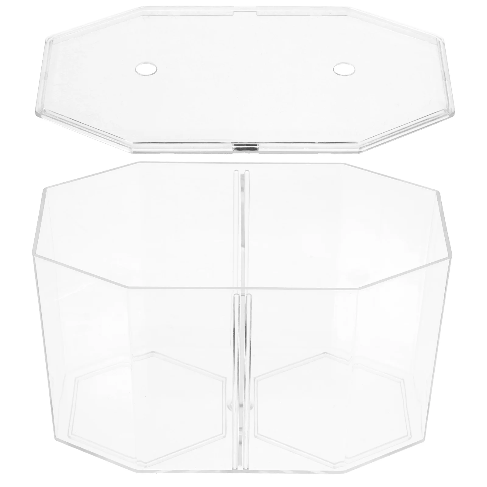 Breeding Pond Octagonal Fish Tank Baby Tanks Small Acrylic Turtle Aquarium Accessory