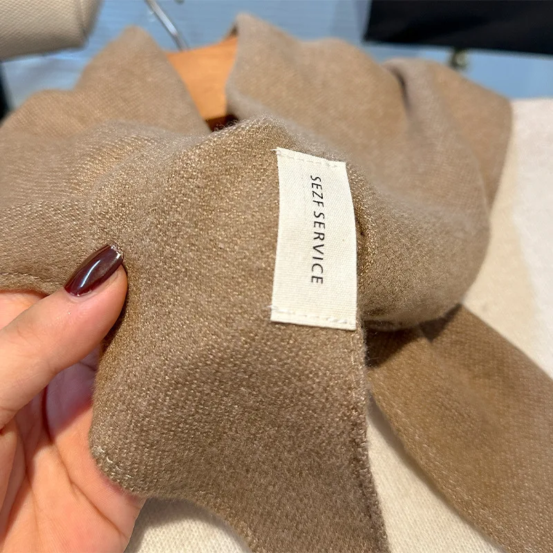 جديد تقليد الكشمير المعين وشاح الراقية شال المرأة الدافئة الحجاب متعددة الوظائف عادية صغيرة الخريف والشتاء