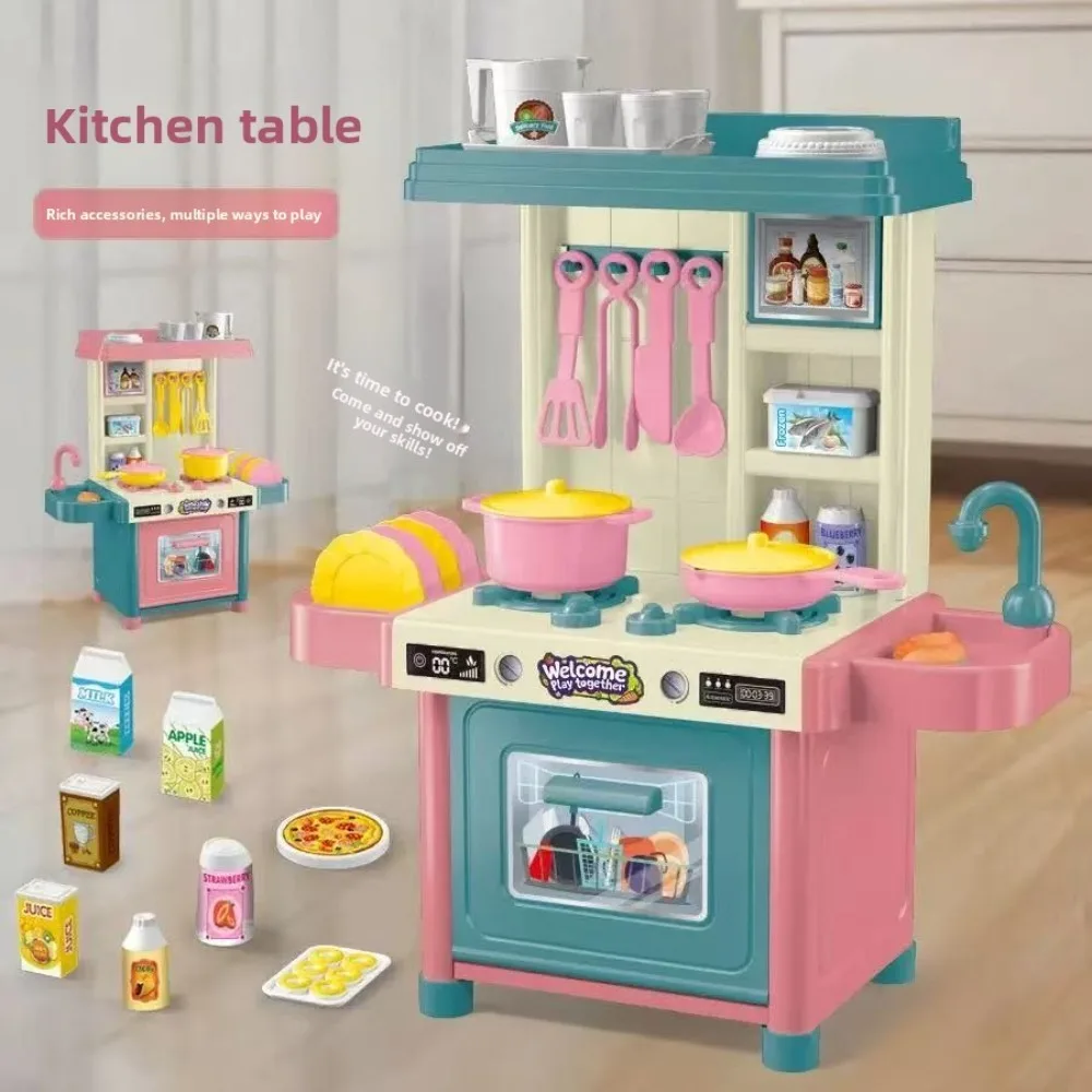 Mini Kitchen Cooking Toy Set: Parent Child Interactive Education Toy, All Accessories Random