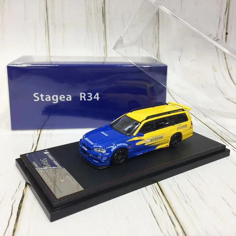 

Уличное оружие Модель 1:64 Автомобиль Stagea R34 сплав литой под давлением Veicle ложка покрытие