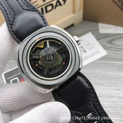 Luxury Brand Friday Automatic Mechanical Watch SF-T3/02-S177 Hollow Dial Design Japan Movement Seven Wristwatches Best Gifts Boy