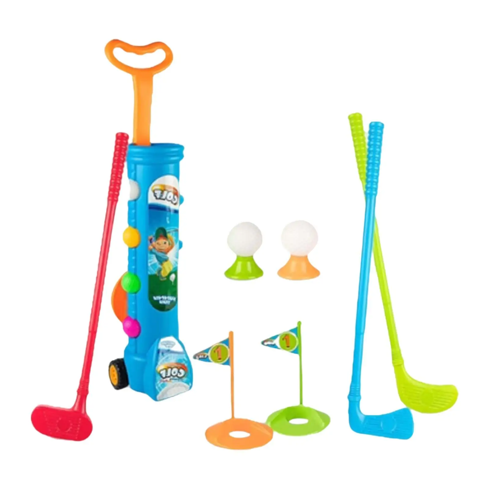 Kids Golf Club Set Toy Motor Skills Indoor Golf Toys Holiday Gift Babies