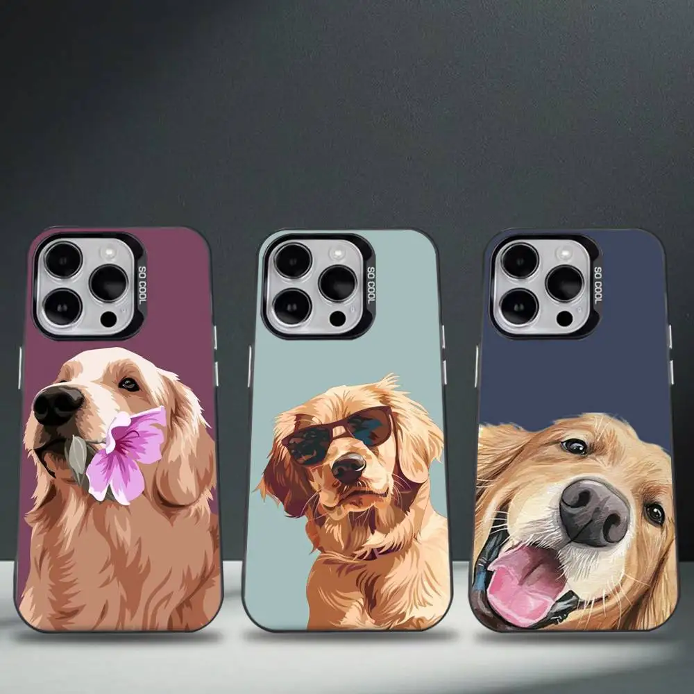 

Cartoon Cocker Spaniel Phone Case For iPhone 16,15,14,13,12,11,8,7,Pro,Max,Plus,Mini,XS,SE Anti Fall Black Matte Hard