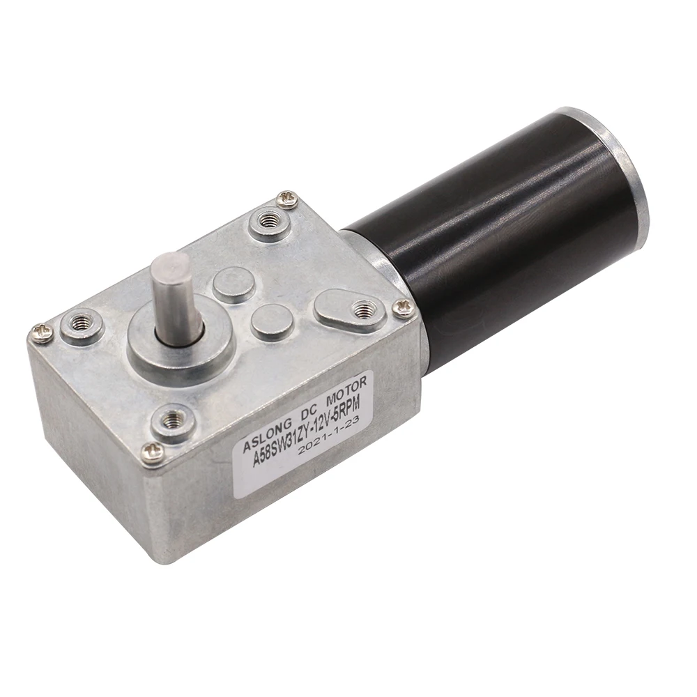 

High Torque Self-lock 5840-31zy 70kg.cm 70kg 12V 24V16- 470 R/Min Turbine small worm gear reducer