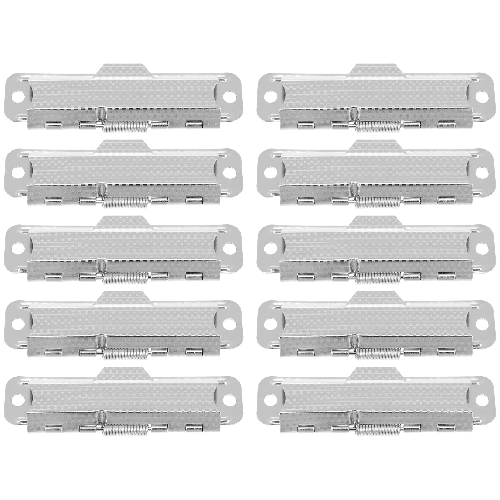 

10 Pcs Folder Metal Paper Clips Zinc Alloy File Decorate Binder Stationery Clamps Office