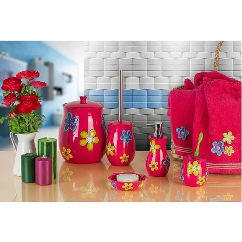 Primanova Açelya 5 Piece Bathroom Set