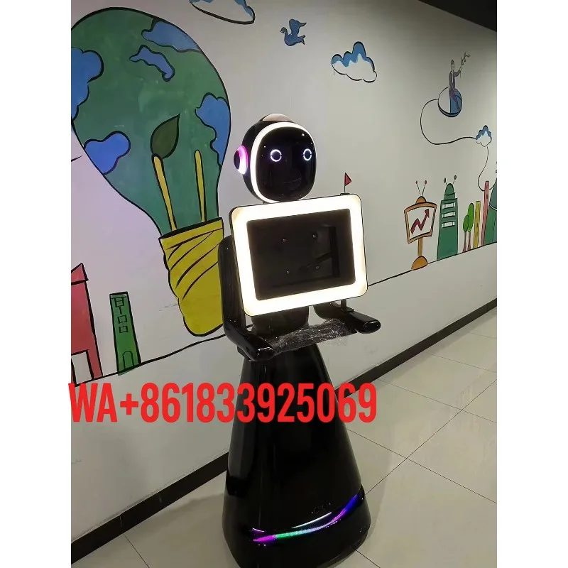 Robô Portátil para Cabine de Fotos com Rotação Automática Sem Fio e Rastreamento Inteligente para Festas, Eventos e Marketing