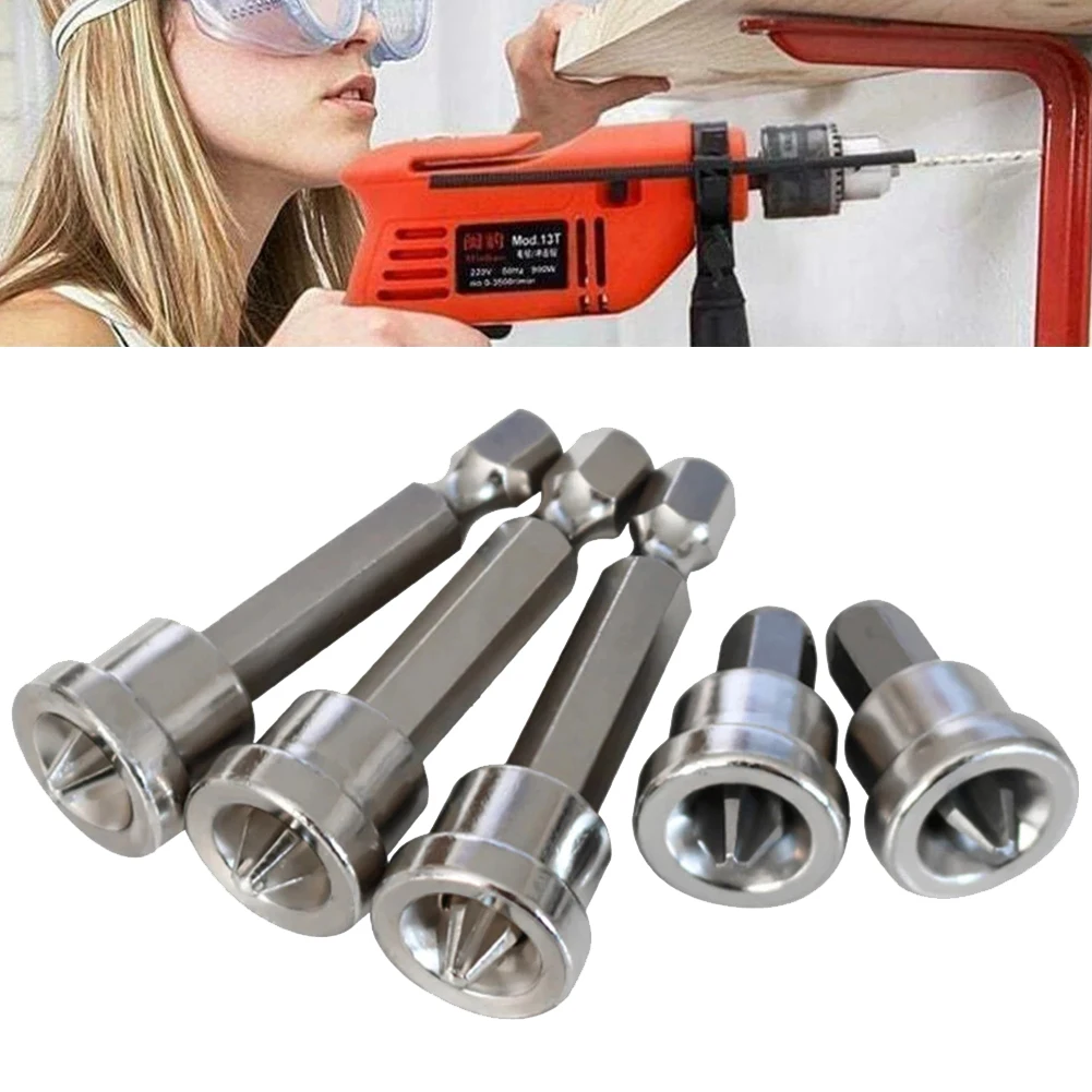 

1Pcs 25mm/50mm Drywall Screwdriver Bit 1/4\" Hexagon Shank Magnetic Positioning Screwdriver Bits Electric Tool Accessories