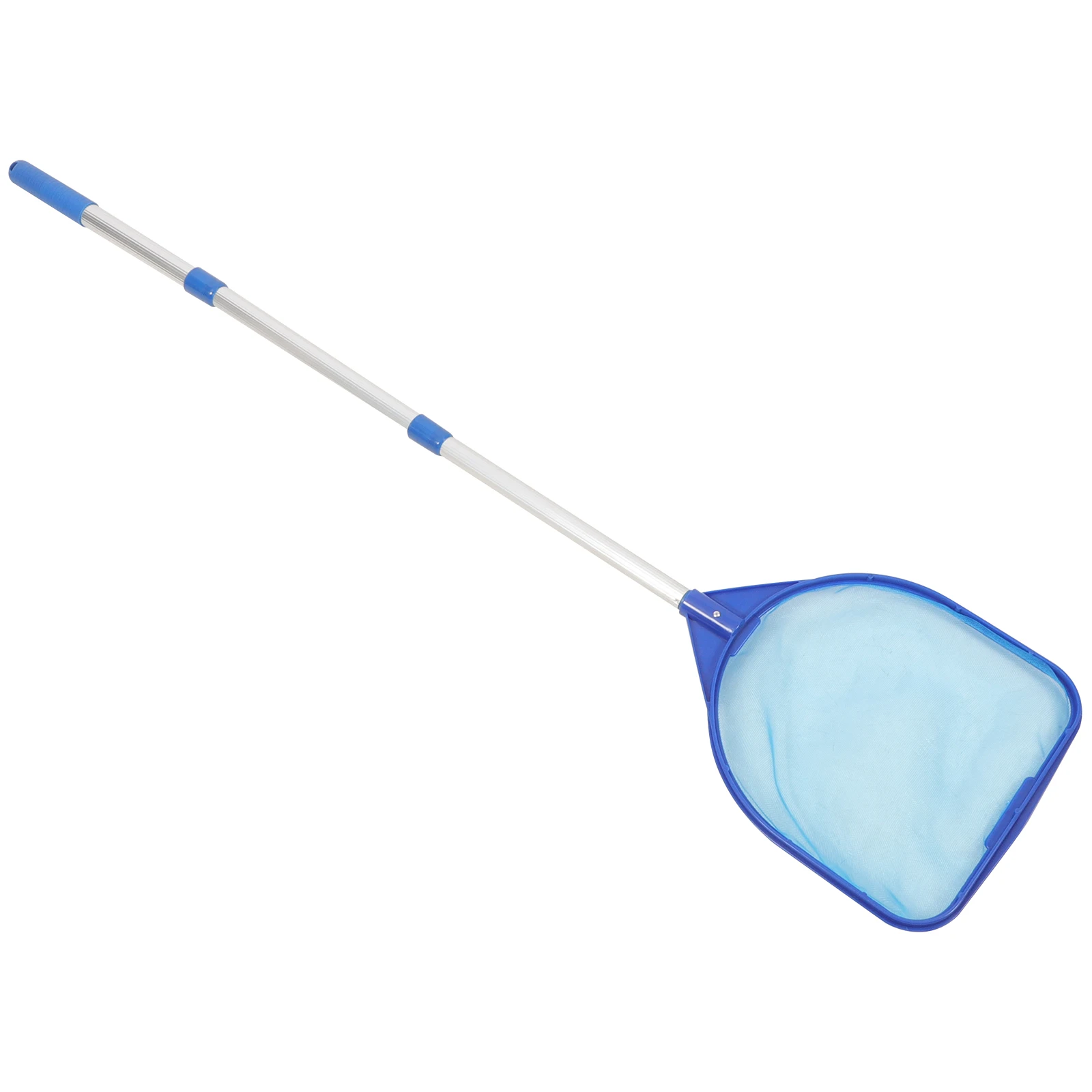 

Water Fishing Net Pool Cleaning Leaf Rake 3 Section Extendable Rod Durable Mesh Nets Pond Skimmer Tool