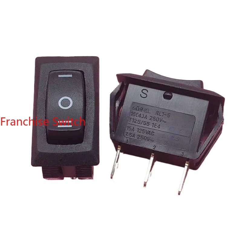 

10PCS boat type switch RL1-5 tripod three gear non-reset rocker T125/55 1E4