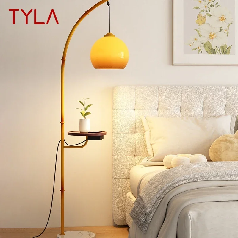 

TYLA Nordic Floor Lamp Modern Family Iiving Room Bedroom Homestay Creativity LED Decorative Standing Light