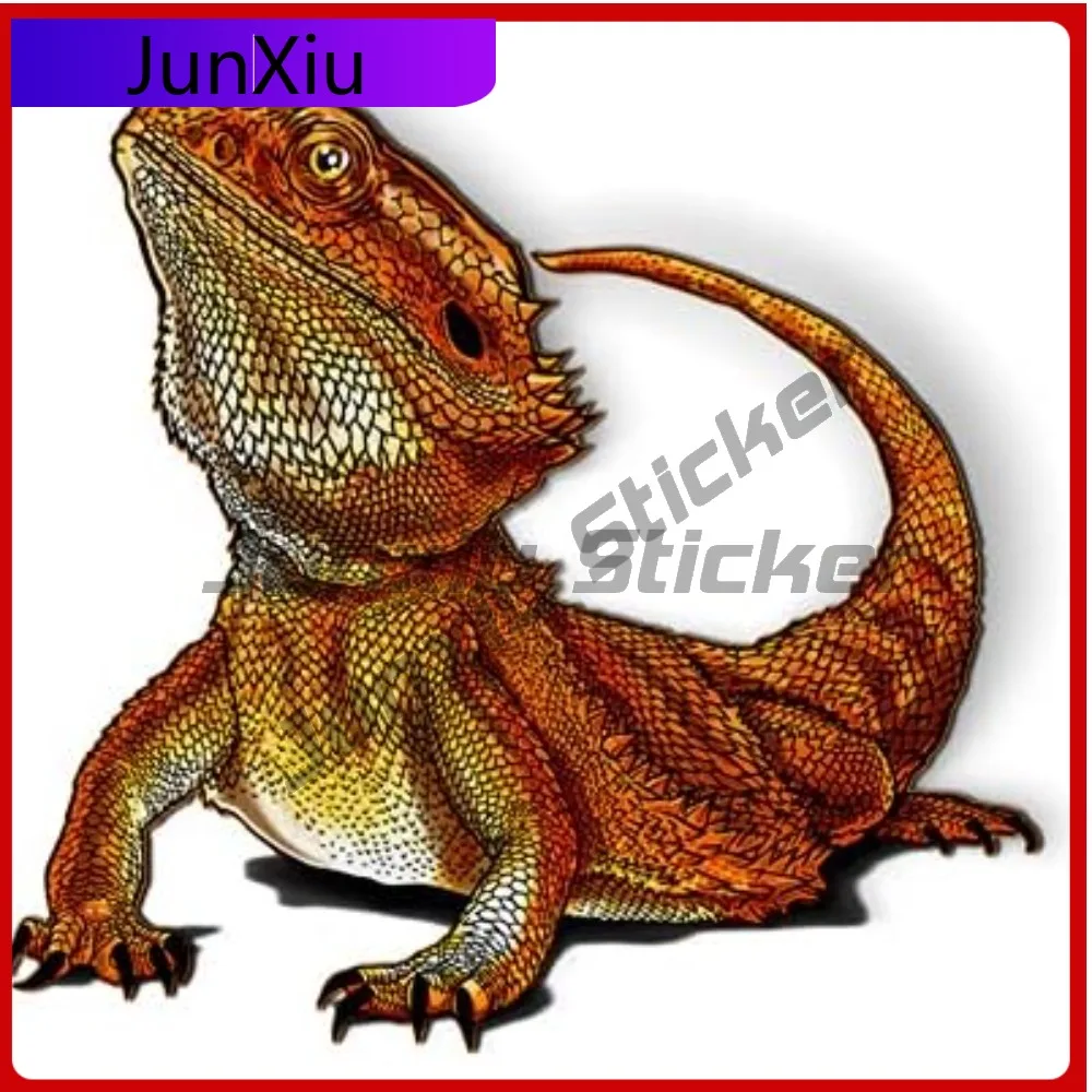 

Bearded Dragon Lizard Trendy Top Quality Durable Stylish Car Decal Sticker Waterproof Vinyl Laptop Window Bumper Auto Exterior