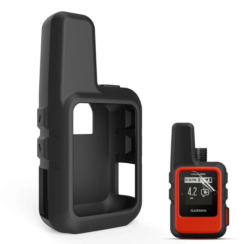 Funda protectora de silicona para Garmin inReach Mini /Mini 2, carcasa de borde suave, Protector de pantalla, accesorios de piel para GPS