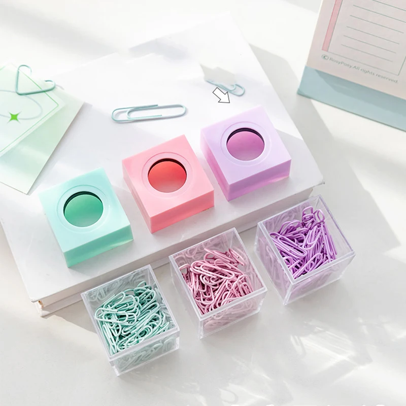 Reutilizáveis e Rustproof Paper Clips, Clipes de Papel, Adequado para o Escritório, Paperclipes, Papelada, Casa, Escola, Hospital, Pessoal, 20pcs