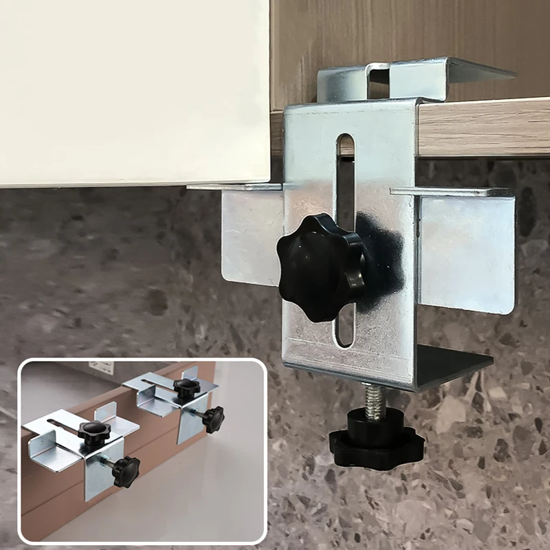 

Woodworking 2 IN 1 Cabinet Door / Drawer Fastening Clip Drawer Front Mounting Clip for Accurate and Quick Installation Panels