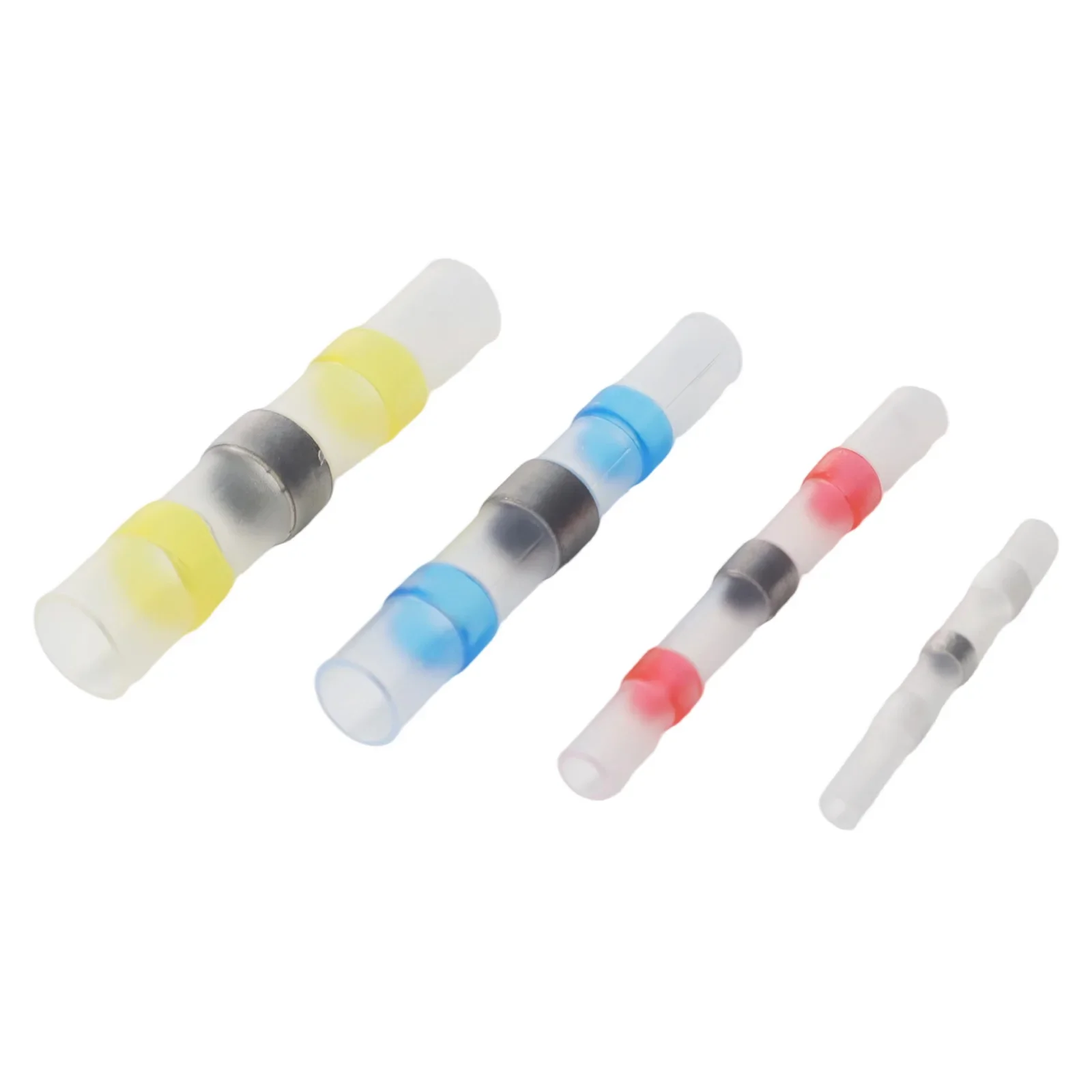 50 To 800 Piece Solder Seal Sleeve Connectors Featuring Tin Ring Terminals And Polyolefin Shrink Tubing For Wiring Tasks