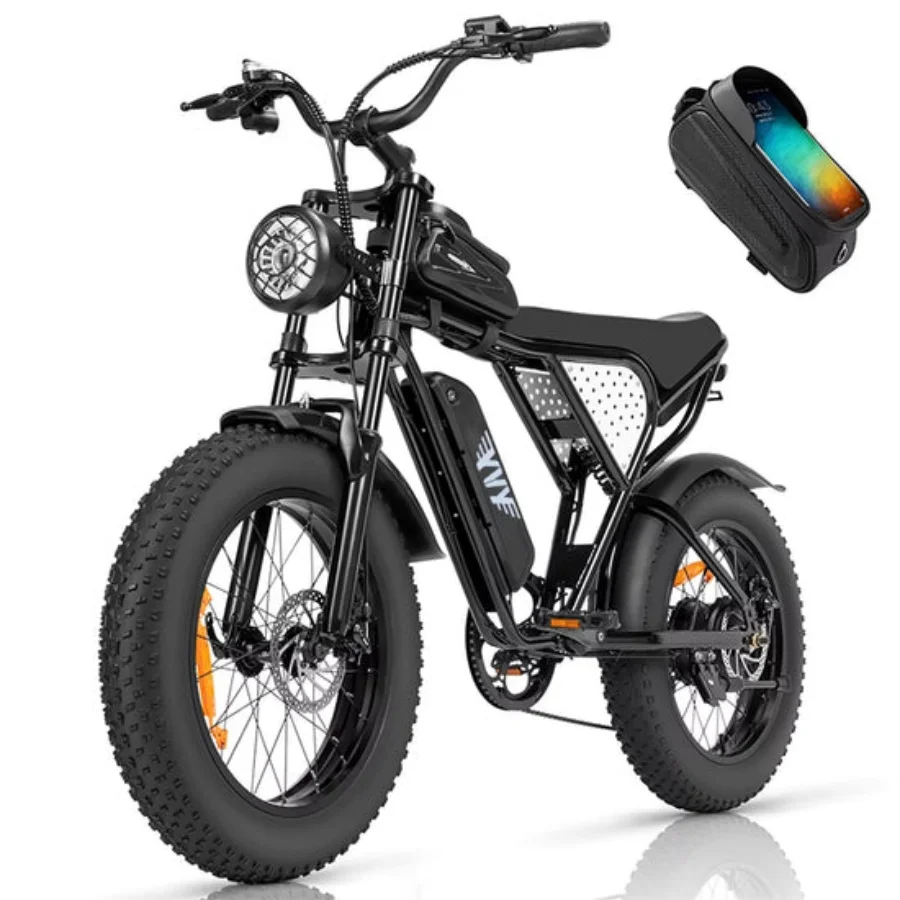 

YVY Q20 Lite 20" Fat Tires Electric Bikes 1000W Motor 48V 15Ah Battery