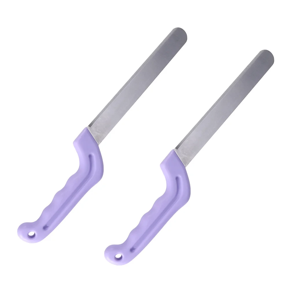 1 قطعة المهنية الفولاذ المقاوم للصدأ زهرة الطين القاطع عدم الانزلاق البلاستيك اليد متعددة الأغراض بائع الزهور أداة للكعك الفواكه حفلات الزفاف #5