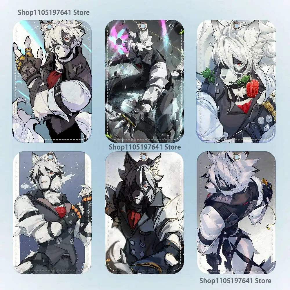 

Von L-Lycaon ZZZ Holder Keychain For Bank Business Work Card Holder Student Card Protective Case Bus Card