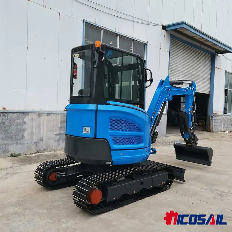 حفارة صغيرة ديزل زاحفة هيدروليكية أفضل حفارة صغيرة مع EUR5 وCE معتمدة للعمل في المزرعة