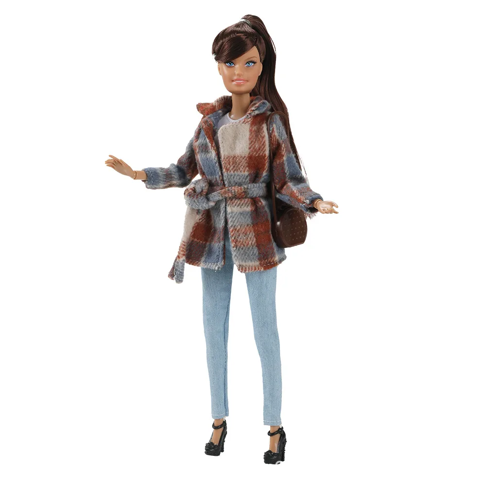 The New Hot-selling 30cm Doll Clothes 11-inch Bobby Doll Autumn and Winter European and American Fashion Suit Design Jacket