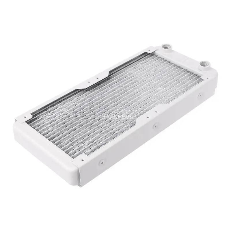 Aluminum Radiator CPU Water Cooling Heat Exchanger with 1/4 inch Thread 18 Tubes Dropship