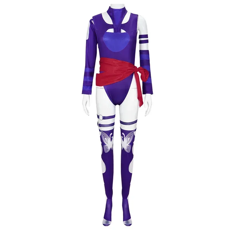 بدلة قفز نسائية تنكرية للمنافسين Psylocke ملابس تنكرية للسيدات ملابس لعب الأدوار الخيالية بدلة كرنفال الهالوين