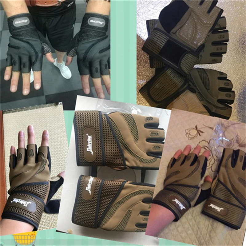 Guantes Deportivos Transpirables para Levantamiento de Pesas, Fisicoculturismo, Dominadas, Crossfit, Entrenamiento, Guan