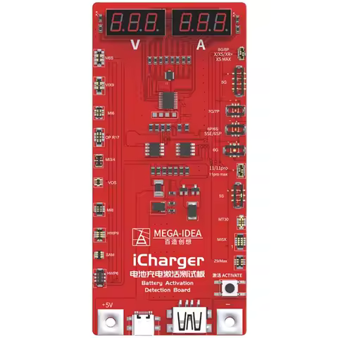MEGA-IDEA 3.0 Battery Activation Detection Board Tester Quick Charging For iPhone Samsung Android Mobile Phone Battery Repair