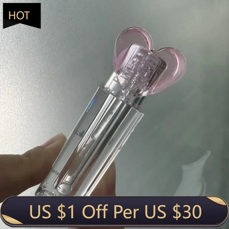 

Square Transparent Lip Gloss Tubes With Heart Cap DIY Makeup Lipstick Lip Balm Empty Tubes Cosmetics Packaging Containers