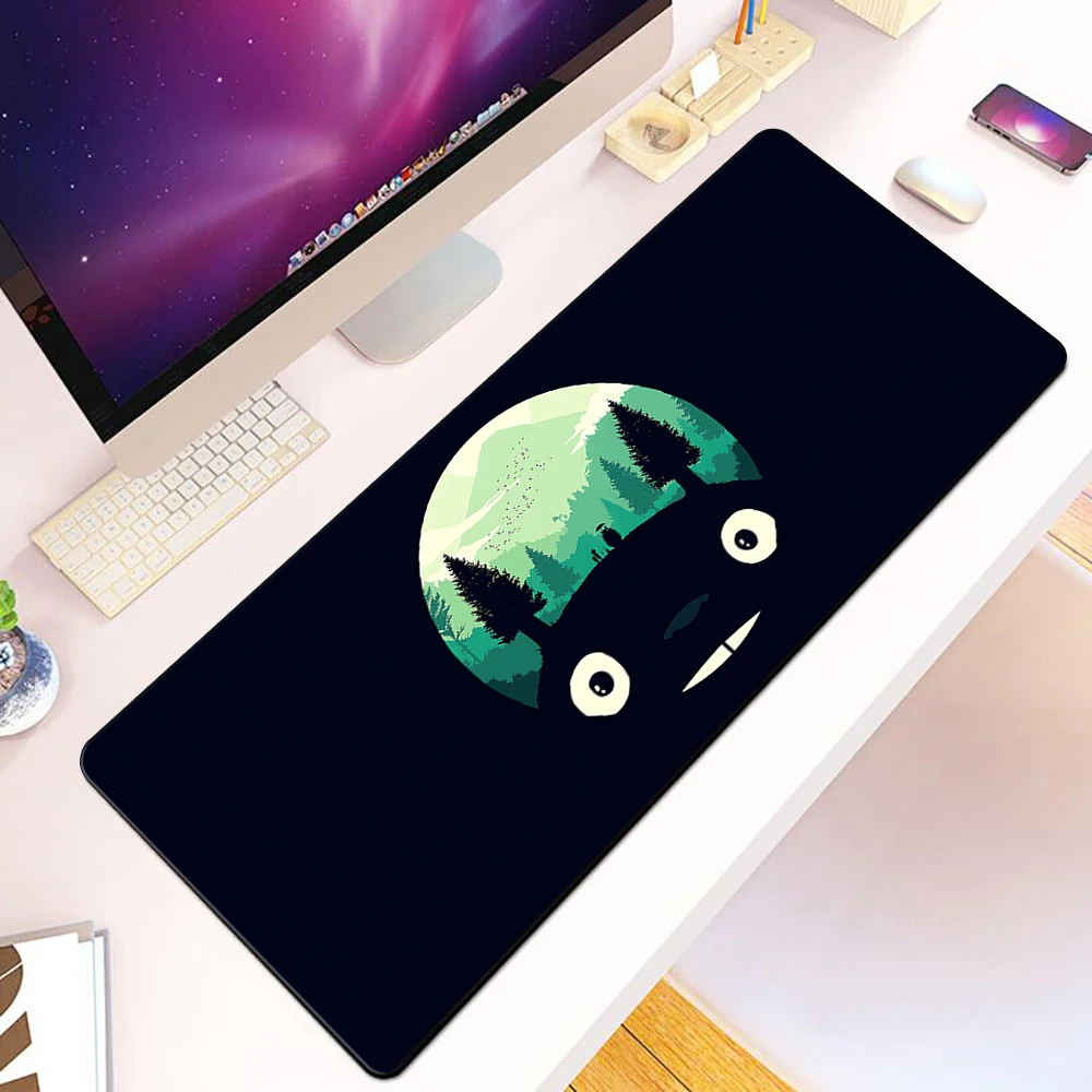 

Cartoon T-Totoros Mousepad HD Printing Computer Gamers Locking Edge Non-slip Mouse Pad XXL90x40cm Keyboard PC Desk Pad