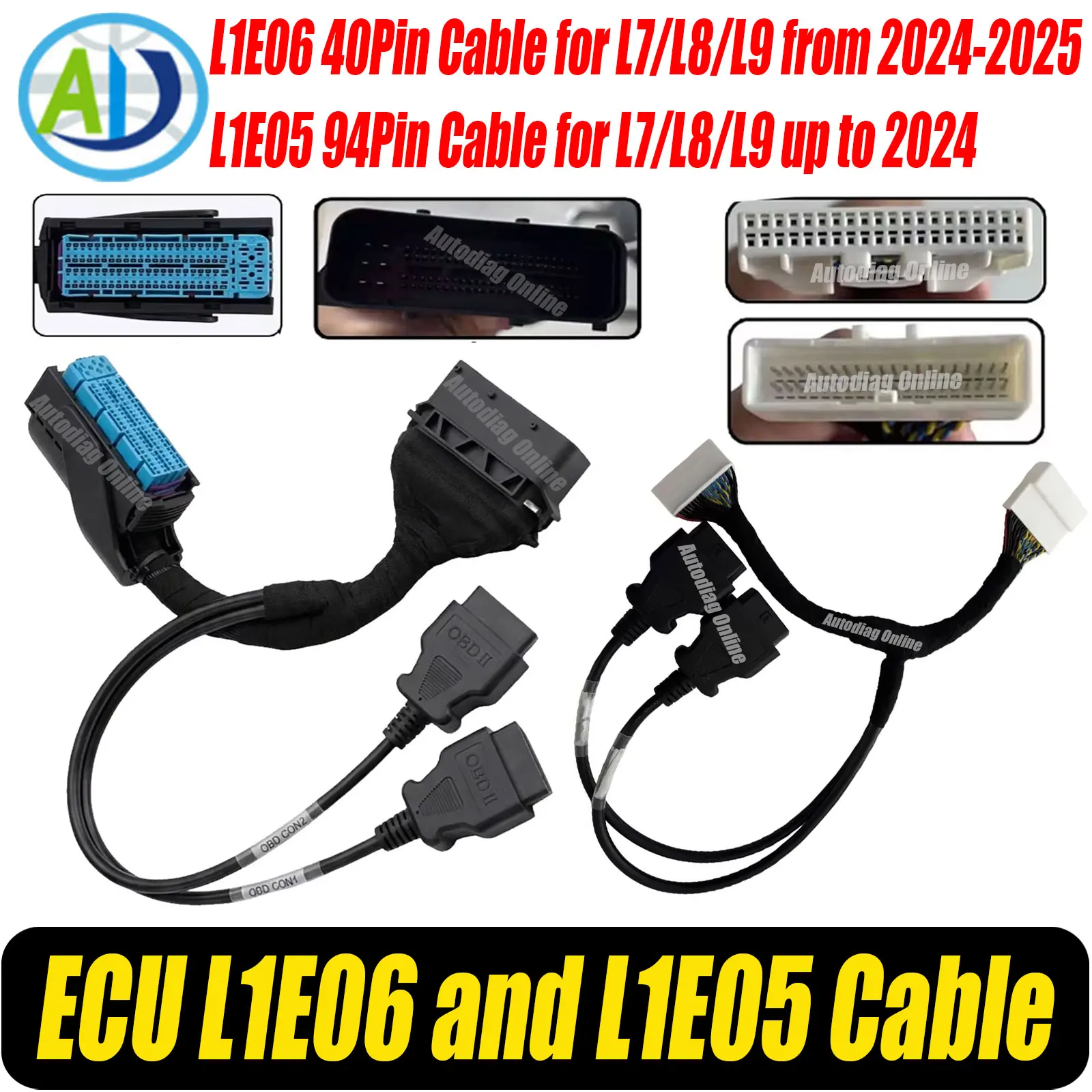 ECU-Programmierkabel für Lixiang L7 L8 L9 Mega I8 Auto-Diagnosekabel für Li(Lixiang) L1E06 und L1E05 Kabel mit N9EV – Detail 1