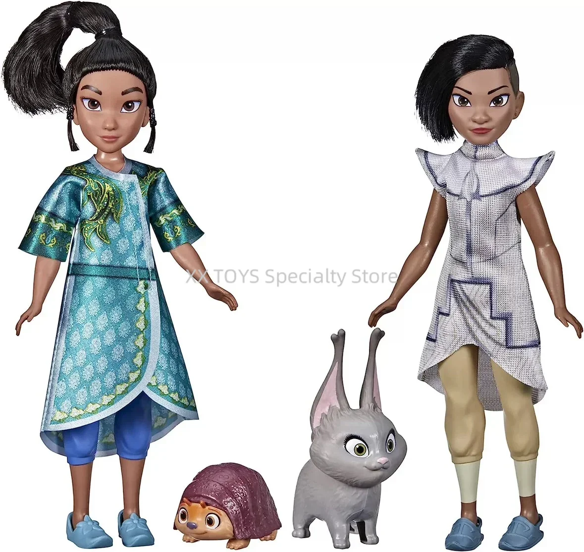 Disney Raya y el último dragón joven Raya y jefe Benja figura exclusiva joven Raya y Namaari paquete muñecas de moda juguetes para niños
