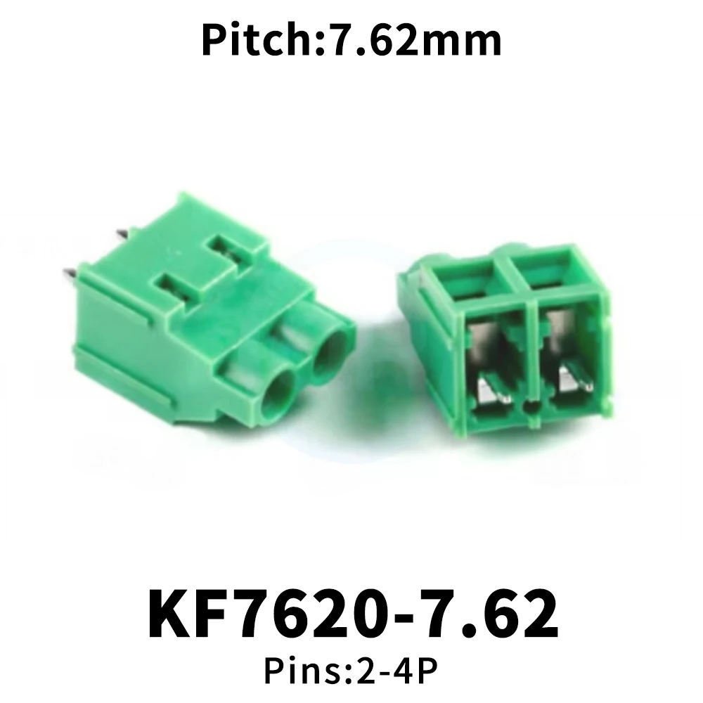 

(10 шт.) KF7620 - 7,62 мм - 2P 3P 4P Винтовой разъем для печатных плат, клеммная колодка с шагом 7,62 мм, прямой штекер 7620 7.62