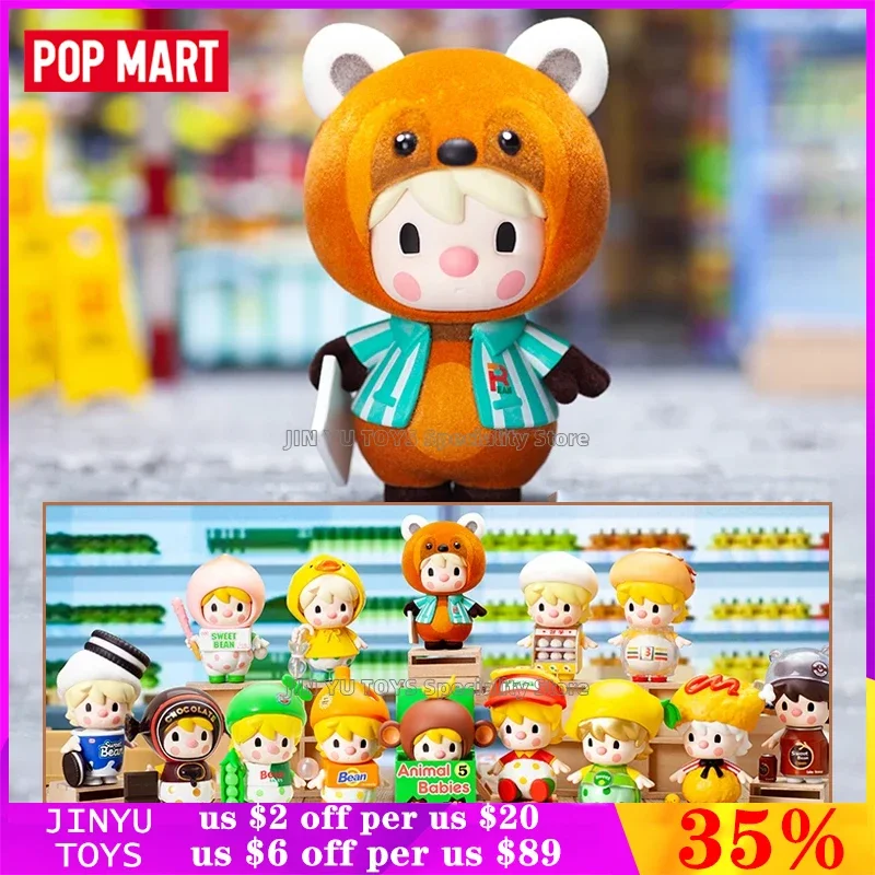 POP MART Sweet Bean Supermarket Series 2 Mystery Box Cute Anime Figure Model Cartoon Toys Home Decor Desktop Dolls Kawaii Gifts