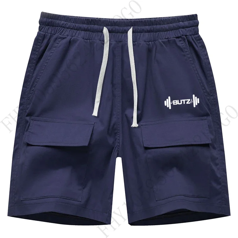 2025 Neue Outdoor-Freizeitsport-Mode-Shorts für Herren, elastisch bedruckte Fitness-Hosen, lässige Jogging-Shorts,