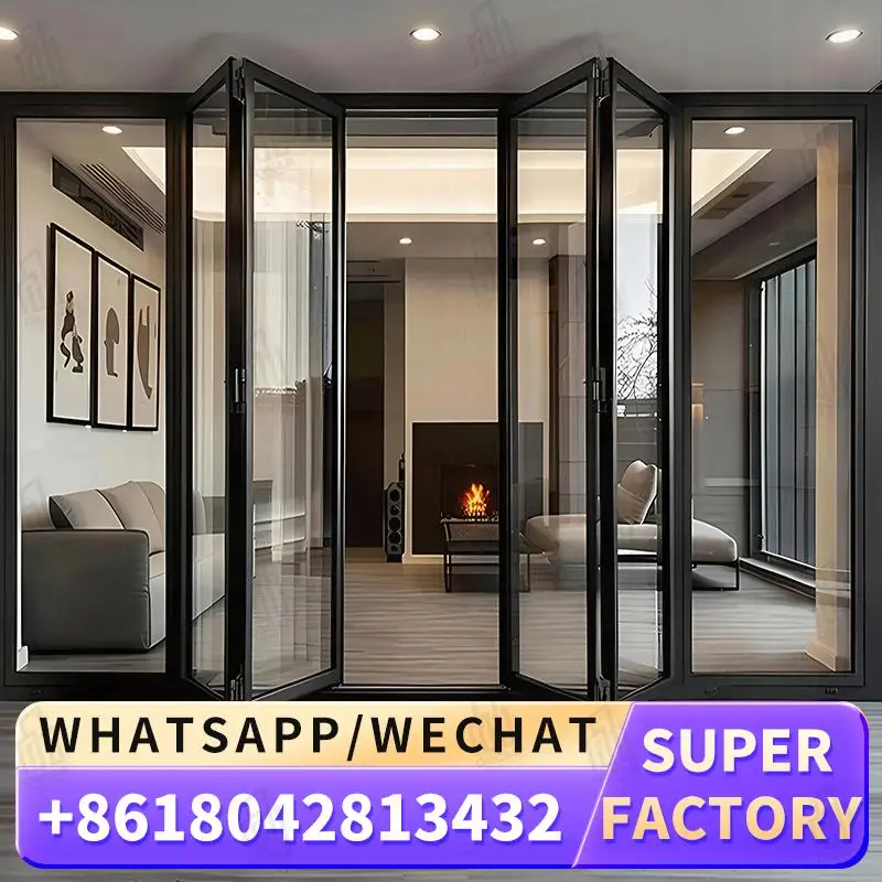 

Customizable European Style Windows Foldable Door for Office Spaces Ideal for B end Factory Direct