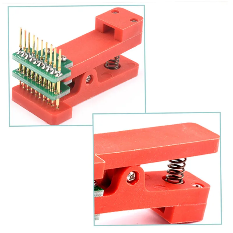 Test stand PCB clip 2.54mm spacing Clamp Fixture fixture Probe pogo pin Download Program Burn 3P 4P 5P 6P 7P 8P 9P 10P