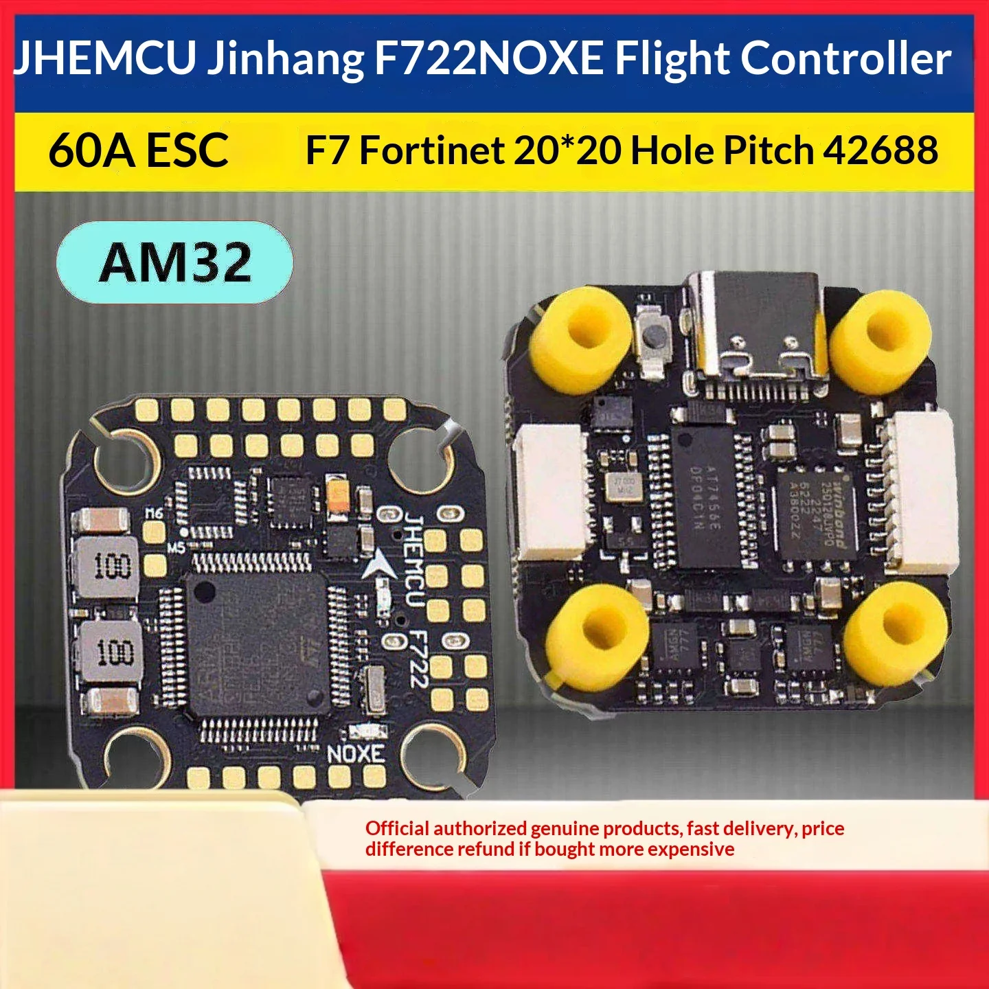 Fpv Flight Controller F7 Stack 60A - JHEMCU F722 NOXE F7 Flight Controller