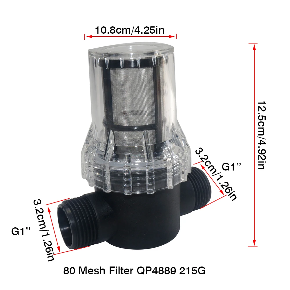مرشح دلو غسيل السيارات فلتر سقي الحديقة 1/2 ''3/4'' 1 ''نظام الري الشوائب المسبق فلتر مائي لتربية الأحياء المائية
