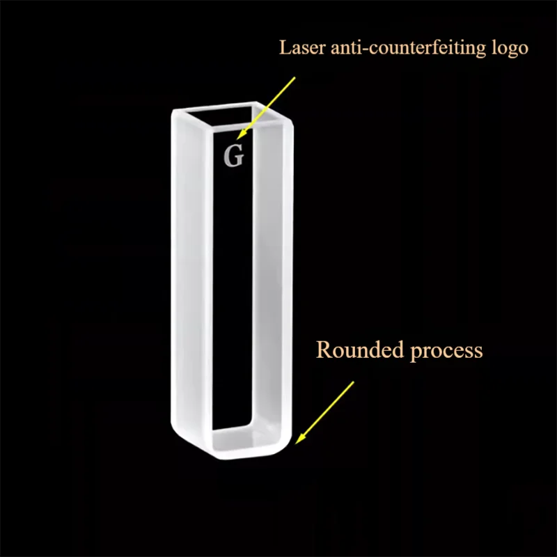 

10mm glass cuvette 20/30/40/50mm sample cell 751/752/722/1cm two-way light 3.5ml pesticide residue detection colorimetric cup