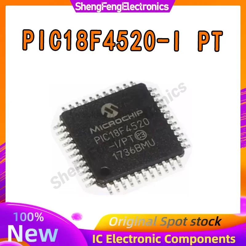 

5PCS PIC18F4520-I/PT PIC18F4520-I PIC18F4520 PIC18F PIC18 PIC IC MCU Chip TQFP-44 in Stock 100% New Originl