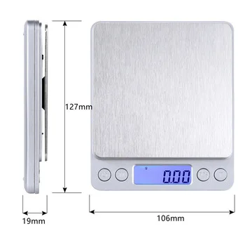 500g x 0.01g Superior Mini Digital Pocket Scale Platform Counting Scale Jewelry Weighing Gold Scale