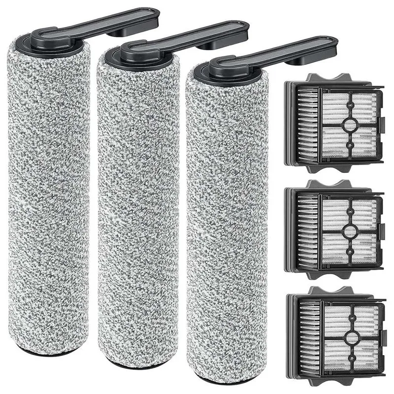 HEPA Filters + Brush Rollers HEPA Filters For Tineco Floor ONE S5/Floor One S5 Pro Cordless Wet Dry Vacuum Cleaner Parts