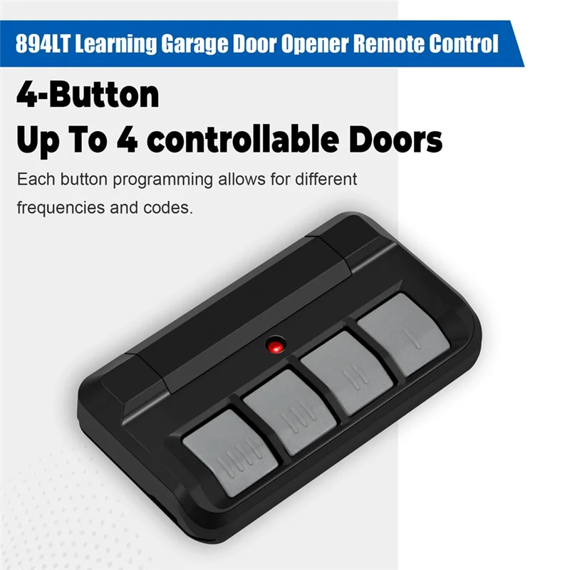 B03B-2Pack 894LT Door Opener Remote Replaces 811LM 61LM 361LM Remote Learning Garage Remote Control Compatible For Liftmaster Du