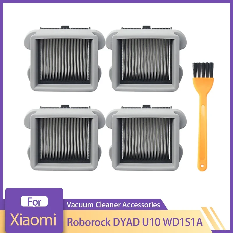 HEPA-фильтр, совместимый для Xiaomi Roborock Dyad U10 WD1S1A, моющийся беспроводной пылесос для влажной и сухой уборки, сменные аксессуары