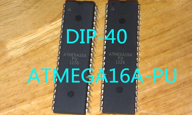 1PCS/LOT 100% Quality ATMEGA16A-PU ATMEGA16A DIP-40 8-bit microcontroller 16K flash memory In Stock New Original