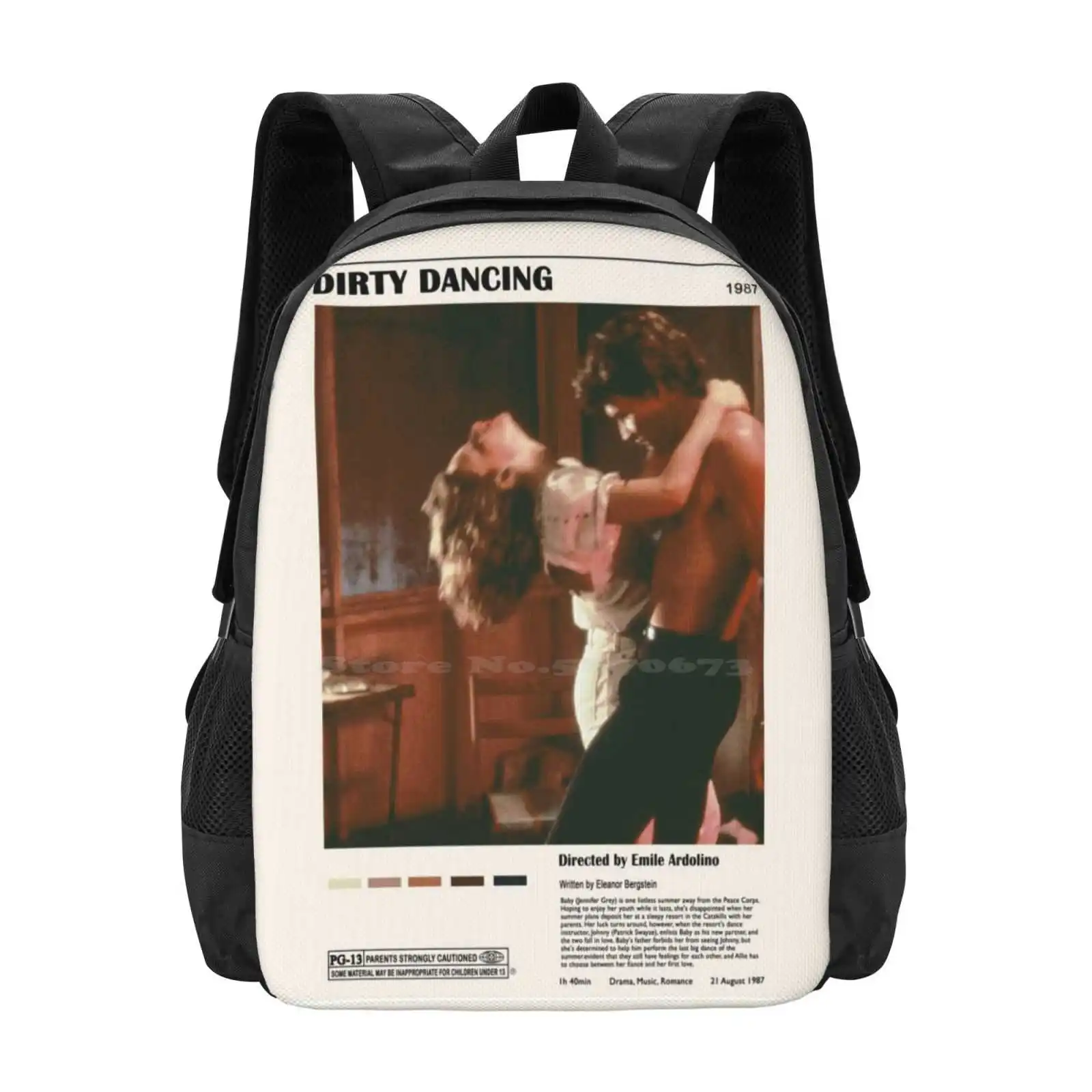 Dirty Dancing Pattern Design Laptop Travel School Bags Dirty Dancing Clip Dirty Dancing Havana Nights Dirty Dancing Hungry Eyes