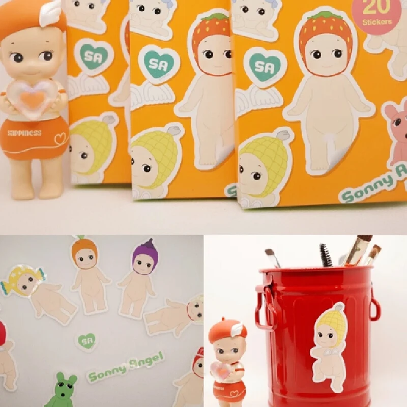 

Series 2 Sonny Angel Sticker Pack Blind Box Waterproof Animal Phone Sticker Children's Toys Water Cup Office Decoration Stickers
