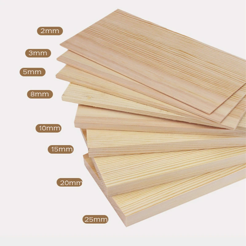 Custom Siberian Pine Wood Strips Slats 2 Pieces, 2 to 15mm Thick, 100 to 200mm Wide,for Construction Furniture Paneling Flooring